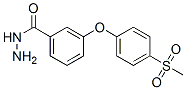 3-(4-(Methylsulfonyl)phenoxy)benzohydrazideStructure,850350-04-8Structure 3-(4-(Methylsulfonyl)phenoxy)benzohydrazide Structure,850350-04-8Structure