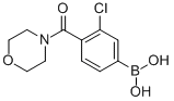 3-Chloro-4-(morpholine-4-carbonyl)phenylboronic acidStructure,850589-49-0Structure 3-Chloro-4-(morpholine-4-carbonyl)phenylboronic acid Structure,850589-49-0Structure