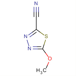 1,3,4-Thiadiazole-2-carbonitrile, 5-methoxy-Structure,85072-97-5Structure 1,3,4-Thiadiazole-2-carbonitrile, 5-methoxy- Structure,85072-97-5Structure