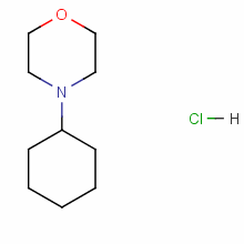 Morpholine,4-cyclohexyl-, hydrochloride (1:1)Structure,85117-89-1Structure Morpholine,4-cyclohexyl-, hydrochloride (1:1) Structure,85117-89-1Structure