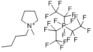 1-Butyl-1-methylpyrrolidinium tris(pentafluoroethyl)trifluorophosphateStructure,851856-47-8Structure 1-Butyl-1-methylpyrrolidinium tris(pentafluoroethyl)trifluorophosphate Structure,851856-47-8Structure