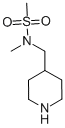 N-甲基-N-(4-哌啶甲基)甲磺酰胺結(jié)構(gòu)式_85488-01-3結(jié)構(gòu)式