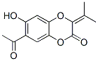 1,4-Benzodioxin-2(3h)-one,7-acetyl-6-hydroxy-3-(1-methylethylidene)-Structure,855415-87-1Structure 1,4-Benzodioxin-2(3h)-one,7-acetyl-6-hydroxy-3-(1-methylethylidene)- Structure,855415-87-1Structure