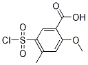 5-(Chlorosulfonyl)-2-methoxy-4-methylbenzoic acidStructure,85591-40-8Structure 5-(Chlorosulfonyl)-2-methoxy-4-methylbenzoic acid Structure,85591-40-8Structure