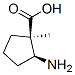 順式-(9ci)-2-氨基-1-甲基-環(huán)戊烷羧酸結(jié)構(gòu)式_85726-00-7結(jié)構(gòu)式