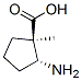 反式-(9ci)-2-氨基-1-甲基-環(huán)戊烷羧酸結(jié)構(gòu)式_85726-01-8結(jié)構(gòu)式