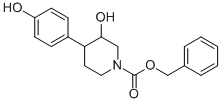(3R,4r)-3-hydroxy-4-(4-hydroxyphenyl)-1-piperidinecarboxylic acid phenylmethyl esterStructure,857278-37-6Structure (3R,4r)-3-hydroxy-4-(4-hydroxyphenyl)-1-piperidinecarboxylic acid phenylmethyl ester Structure,857278-37-6Structure