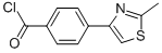 4-(2-Methyl-1,3-thiazol-4-yl)benzoyl chlorideStructure,857283-93-3Structure 4-(2-Methyl-1,3-thiazol-4-yl)benzoyl chloride Structure,857283-93-3Structure