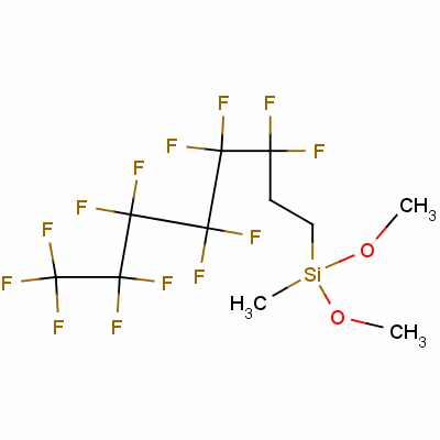 1H,1H,2H,2H-perfluorooctylmethyldimethoxysilaneStructure,85857-17-6Structure 1H,1H,2H,2H-perfluorooctylmethyldimethoxysilane Structure,85857-17-6Structure
