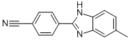 4-(5-Methyl-1h-benzimidazol-2-yl)benzonitrileStructure,859732-36-8Structure 4-(5-Methyl-1h-benzimidazol-2-yl)benzonitrile Structure,859732-36-8Structure