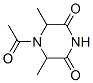 2,6-Piperazinedione,4-acetyl-3,5-dimethyl-Structure,861379-70-6Structure 2,6-Piperazinedione,4-acetyl-3,5-dimethyl- Structure,861379-70-6Structure