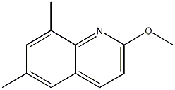 2-Methoxy-6,8-dimethylquinolineStructure,861581-28-4Structure 2-Methoxy-6,8-dimethylquinoline Structure,861581-28-4Structure