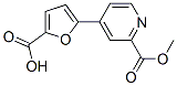 5-(2-(Methoxycarbonyl)pyridin-4-yl)-furan-2-carboxylic acidStructure,863409-08-9Structure 5-(2-(Methoxycarbonyl)pyridin-4-yl)-furan-2-carboxylic acid Structure,863409-08-9Structure