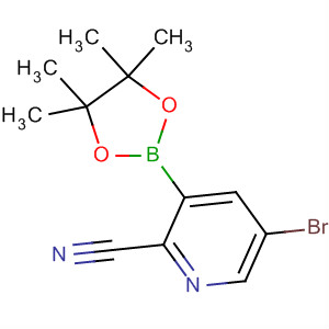 5-Bromo-3-(4,4,5,5-tetramethyl-1,3,2-dioxaborolan-2-yl)-2-pyridinecarbonitrileStructure,863868-53-5Structure 5-Bromo-3-(4,4,5,5-tetramethyl-1,3,2-dioxaborolan-2-yl)-2-pyridinecarbonitrile Structure,863868-53-5Structure