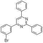 4-(3-Bromophenyl)-2,6-diphenylpyrimidineStructure,864377-28-6Structure 4-(3-Bromophenyl)-2,6-diphenylpyrimidine Structure,864377-28-6Structure