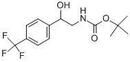 [2-羥基-2-(4-三氟甲基-苯基)-乙基]-氨基甲酸叔丁酯結(jié)構(gòu)式_864539-94-6結(jié)構(gòu)式