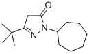 5-Tert-butyl-2-cycloheptyl-2,4-dihydro-pyrazol-3-oneStructure,864685-47-2Structure 5-Tert-butyl-2-cycloheptyl-2,4-dihydro-pyrazol-3-one Structure,864685-47-2Structure