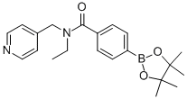 N-乙基-n-吡啶-4-甲基-4-(4,4,5,5-四甲基-[1,3,2]二噁硼烷-2-基)-苯甲酰胺結(jié)構式_864759-43-3結(jié)構式