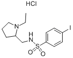 N-(1-ethyl-pyrrolidin-2-ylmethyl)-4-iodo-benzenesulfonamide hydrochlorideStructure,864759-53-5Structure N-(1-ethyl-pyrrolidin-2-ylmethyl)-4-iodo-benzenesulfonamide hydrochloride Structure,864759-53-5Structure
