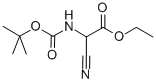 Ethyl 2-(tert-butoxycarbonylamino)-2-cyanoacetateStructure,865370-16-7Structure Ethyl 2-(tert-butoxycarbonylamino)-2-cyanoacetate Structure,865370-16-7Structure
