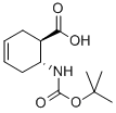 Boc-(+/-)-trans-2-aminocyclohex-4-ene-1-carboxylic acidStructure,865689-24-3Structure Boc-(+/-)-trans-2-aminocyclohex-4-ene-1-carboxylic acid Structure,865689-24-3Structure