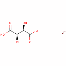 酒石酸氫鋰結(jié)構(gòu)式_868-16-6結(jié)構(gòu)式