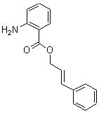 2-Propen-1-ol, 3-phenyl-, 2-aminobenzoateStructure,87-29-6Structure 2-Propen-1-ol, 3-phenyl-, 2-aminobenzoate Structure,87-29-6Structure