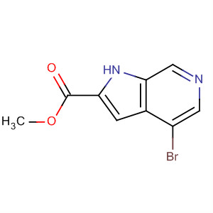 1H-Pyrrolo[2,3-c]pyridine-2-carboxylic acid, 4-bromo-, methyl ester Structure,870235-32-8Structure