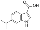 6-Isopropylindole-3-carboxaldehydeStructure,870703-65-4Structure 6-Isopropylindole-3-carboxaldehyde Structure,870703-65-4Structure