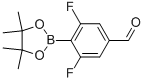 2,6-Difluoro-4-formylphenylboronic acid pinacol esterStructure,870717-92-3Structure 2,6-Difluoro-4-formylphenylboronic acid pinacol ester Structure,870717-92-3Structure
