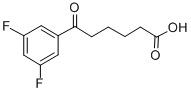 6-(3,5-Difluorophenyl)-6-oxohexanoic acidStructure,871127-79-6Structure 6-(3,5-Difluorophenyl)-6-oxohexanoic acid Structure,871127-79-6Structure