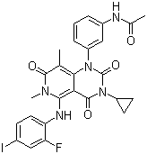 GSK-1120212結(jié)構(gòu)式_871700-17-3結(jié)構(gòu)式