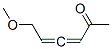 (9ci)-6-甲氧基-3,4-己二烯-2-酮結(jié)構(gòu)式_87180-65-2結(jié)構(gòu)式