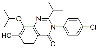4(3H)-quinazolinone,3-(4-chlorophenyl)-7-hydroxy-8-(1-methylethoxy)-2-(1-methylethyl)-Structure,871814-23-2Structure 4(3H)-quinazolinone,3-(4-chlorophenyl)-7-hydroxy-8-(1-methylethoxy)-2-(1-methylethyl)- Structure,871814-23-2Structure
