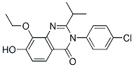 4(3H)-quinazolinone,3-(4-chlorophenyl )-8-ethoxy-7-hydroxy-2-(1-methylethyl)-Structure,871814-31-2Structure 4(3H)-quinazolinone,3-(4-chlorophenyl )-8-ethoxy-7-hydroxy-2-(1-methylethyl)- Structure,871814-31-2Structure