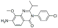 4(3H)-quinazolinone,7-amino-3-(4-chlorophenyl)-8-methoxy-2-(1-methylethyl)-Structure,871814-54-9Structure 4(3H)-quinazolinone,7-amino-3-(4-chlorophenyl)-8-methoxy-2-(1-methylethyl)- Structure,871814-54-9Structure