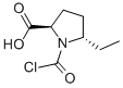 反式-(9ci)-1-(氯羰基)-5-乙基-D-脯氨酸結(jié)構(gòu)式_87251-08-9結(jié)構(gòu)式