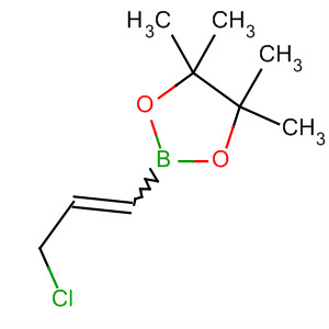 2-(3-氯-1-丙烯-1-基)-4,4,5,5-四甲基-1,3,2-二噁硼烷結(jié)構(gòu)式_873077-21-5結(jié)構(gòu)式