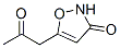 (9ci)-5-(2-氧代丙基)-3(2H)-異噁唑酮結(jié)構(gòu)式_87318-65-8結(jié)構(gòu)式