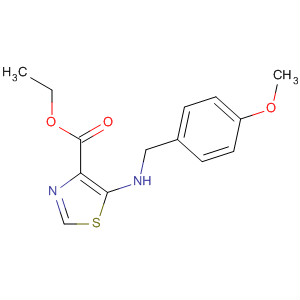 5-(4-Methoxy-benzylamino)-thiazole-4-carboxylic acid ethyl esterStructure,874288-81-0Structure 5-(4-Methoxy-benzylamino)-thiazole-4-carboxylic acid ethyl ester Structure,874288-81-0Structure