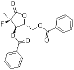 ((2R,3R,4R)-3-(苯甲?；趸?-4-氟-4-甲基-5-氧代四氫呋喃-2-基)甲基 苯甲酸結構式_874638-80-9結構式