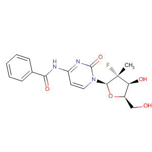 Cytidine, n-benzoyl-2-deoxy-2-fluoro-2-methyl-, (2r)-(9ci)Structure,874638-98-9Structure Cytidine, n-benzoyl-2-deoxy-2-fluoro-2-methyl-, (2r)-(9ci) Structure,874638-98-9Structure