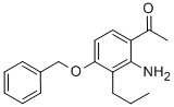 Ethanone,1-[2-amino-4-(phenylmethoxy)-3-propylphenyl]- Structure,87472-99-9Structure