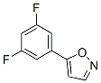 5-(3,5-Difluorophenyl)isoxazoleStructure,874800-58-5Structure 5-(3,5-Difluorophenyl)isoxazole Structure,874800-58-5Structure