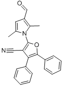 3-Furancarbonitrile,2-(3-formyl-2,5-dimethyl-1h-pyrrol-1-yl)-4,5-diphenyl-Structure,875001-33-5Structure 3-Furancarbonitrile,2-(3-formyl-2,5-dimethyl-1h-pyrrol-1-yl)-4,5-diphenyl- Structure,875001-33-5Structure