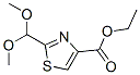 4-Thiazolecarboxylicacid,2-(dimethoxymethyl)-,ethylester(9ci)Structure,875011-72-6Structure 4-Thiazolecarboxylicacid,2-(dimethoxymethyl)-,ethylester(9ci) Structure,875011-72-6Structure
