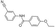 N-(3-cyanophenyl)-4-ethoxybenzamideStructure,875052-90-7Structure N-(3-cyanophenyl)-4-ethoxybenzamide Structure,875052-90-7Structure