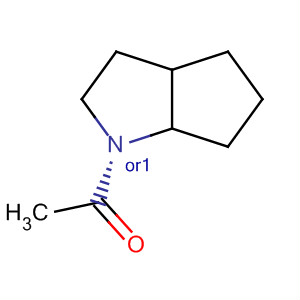 順式-(9ci)-1-乙?；藲洵h(huán)戊并[b]吡咯結(jié)構(gòu)式_87623-96-9結(jié)構(gòu)式