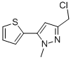 3-(Chloromethyl)-1-methyl-5-thien-2-yl-1H-pyrazole Structure,876316-61-9Structure