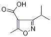 3-Isopropyl-5-methylisoxazole-4-carboxylic acidStructure,876717-62-3Structure 3-Isopropyl-5-methylisoxazole-4-carboxylic acid Structure,876717-62-3Structure